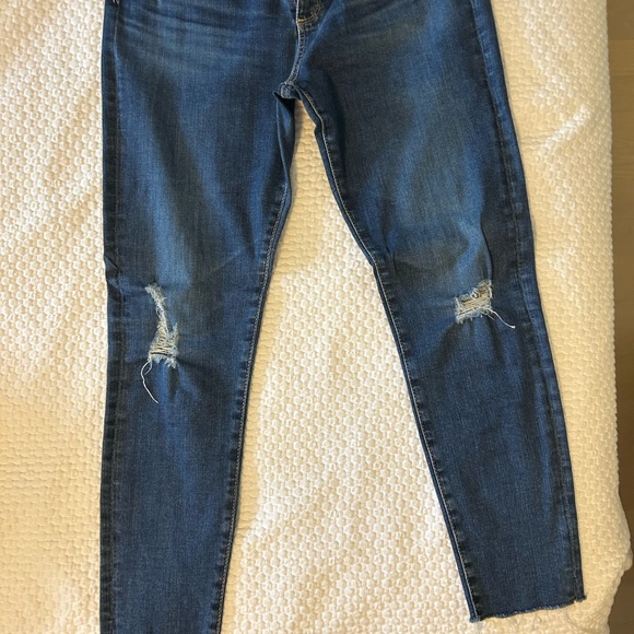 Ag Adriano Goldschmied Denim - AG The Farrah Skinny Ankle High Rise Women's Casual Denim Blue Jeans. Size 29